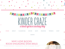 Tablet Screenshot of kindercraze.com